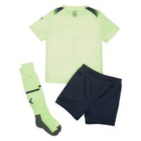 Manchester City Fotballklær Tredjedraktsett Barn 2022-23 Kortermet (+ korte bukser)